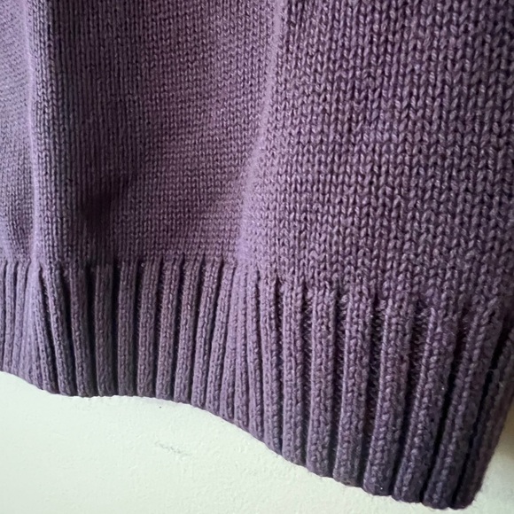 Gymboree Purple Knit Dress with Sunflower Design - Picture 6 of 11